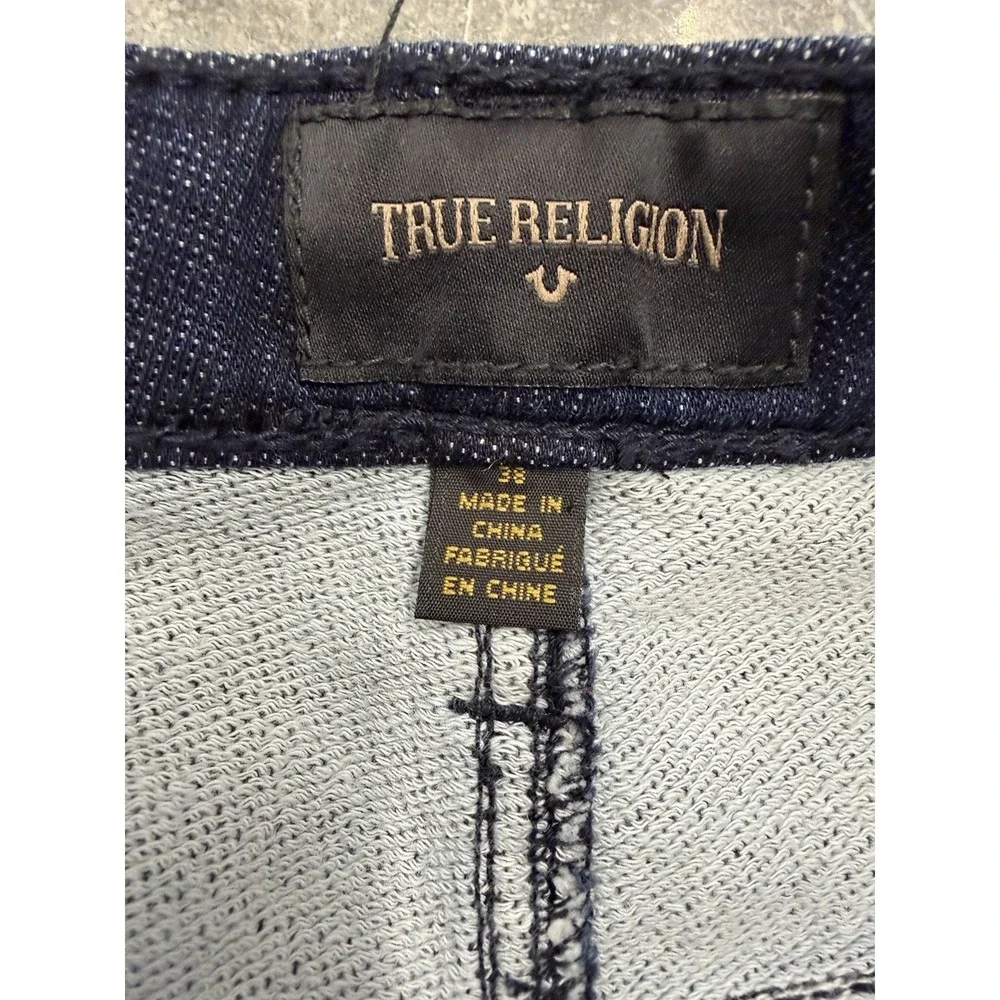 TRUE RELIGION Runner Relaxed Indigo Mens Size‎ 38x31 NWT
